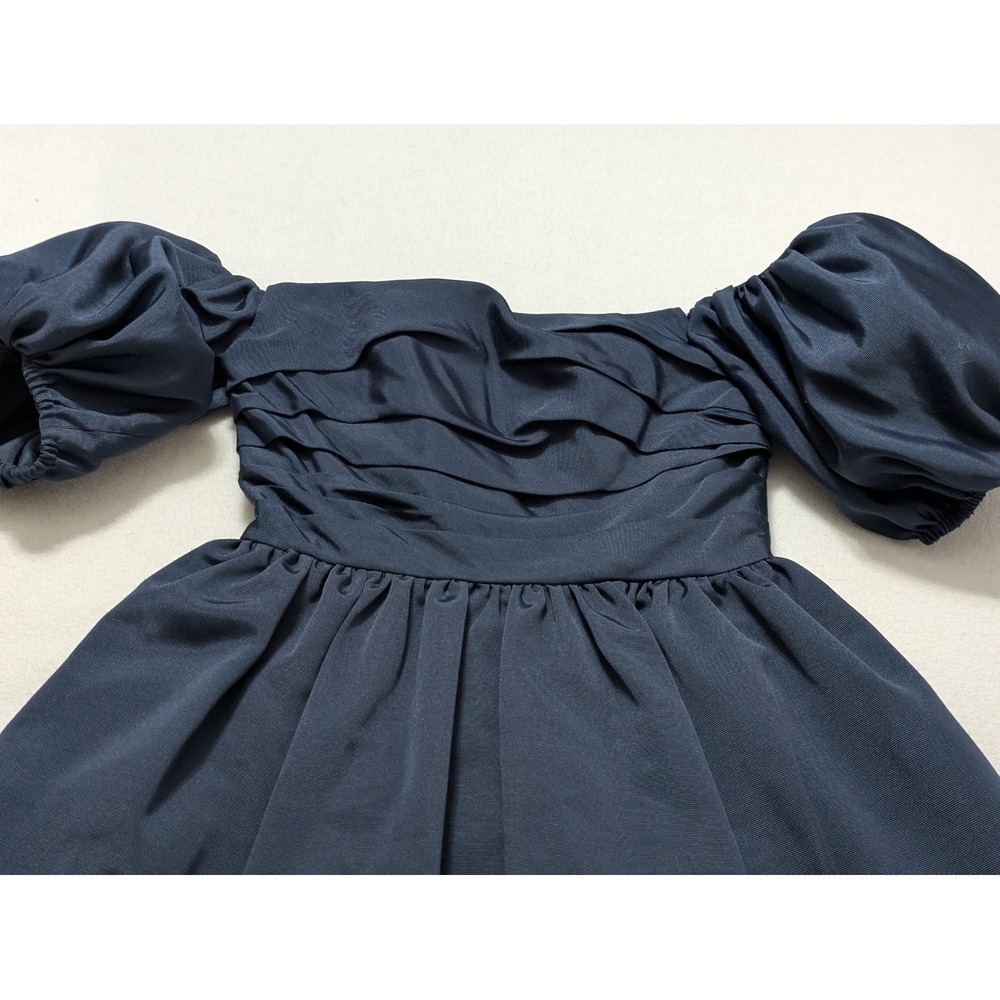 Jenny Yoo Regina Dress in Navy Blue, size 2 with detachable sleeves Formal Midi - Picture 10 of 16
